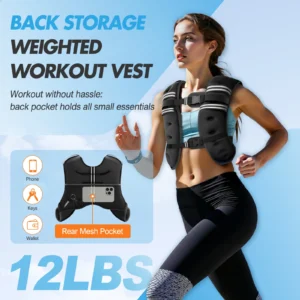 Weighted Vest Reflective Strength Training
